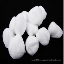 Bola de gasa de algodón esterilizado absorbente desechable médico